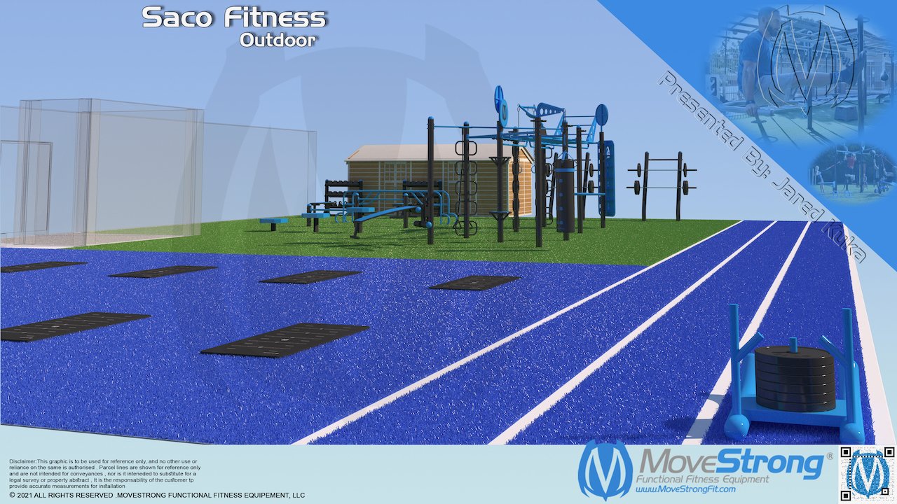 Outdoor Fitness Health Club MoveStrong fitness equipment