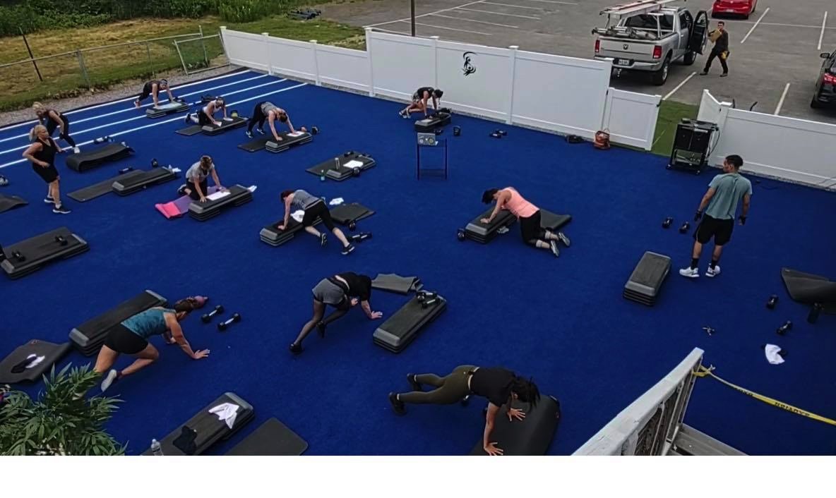 Outdoor Group Exercise Fitness Space