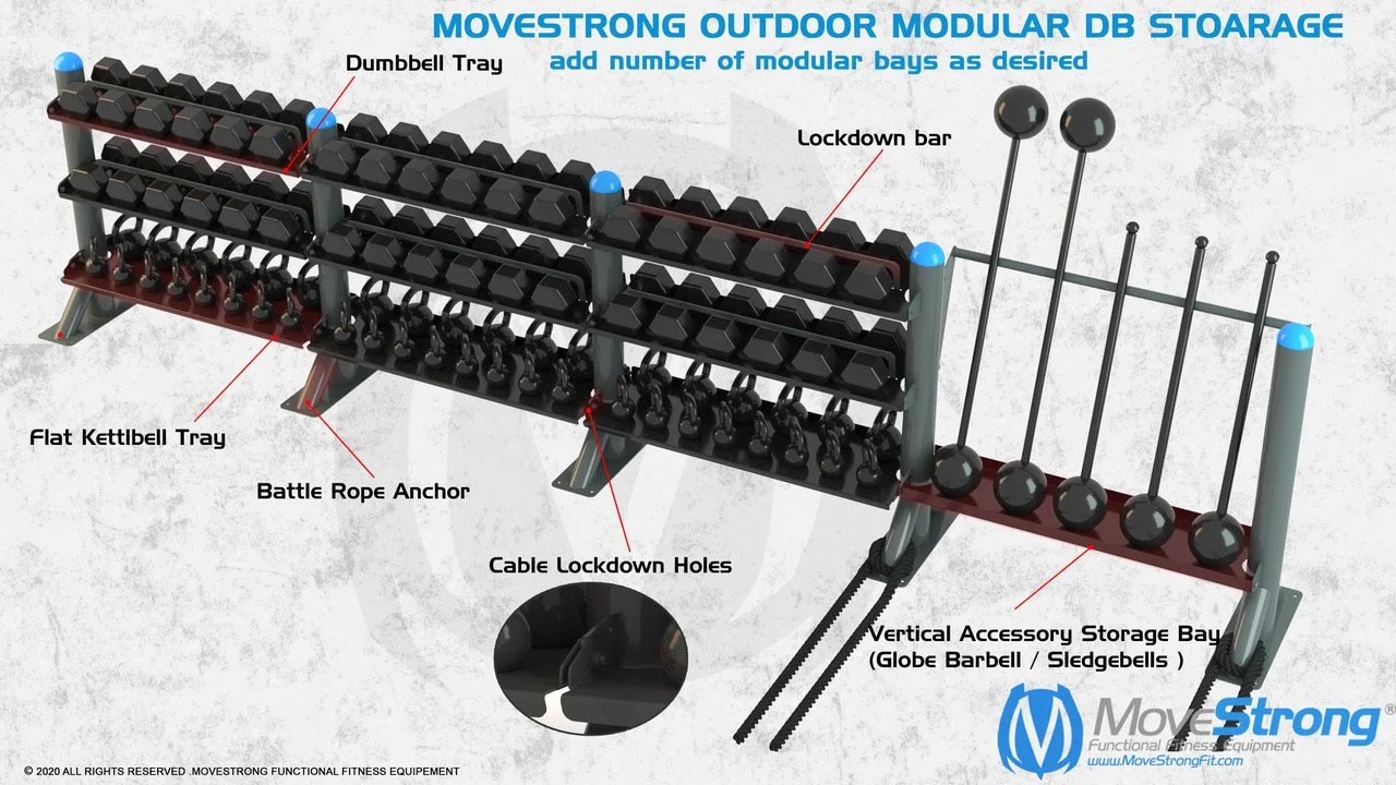 Dumbbell and Bar Storage