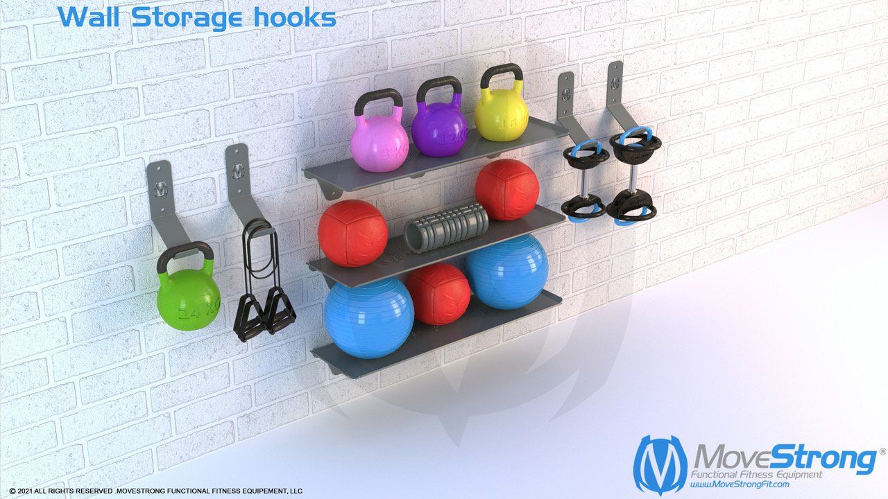 Shelf with Free Weights Model