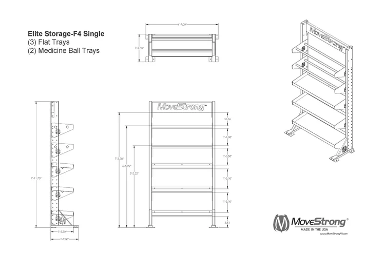 Storage Racks- Gym Equipment Storage Solution