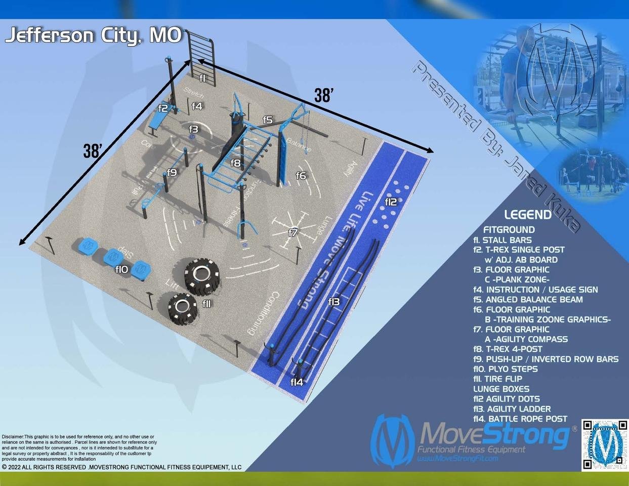 Fitness Site Layout Model