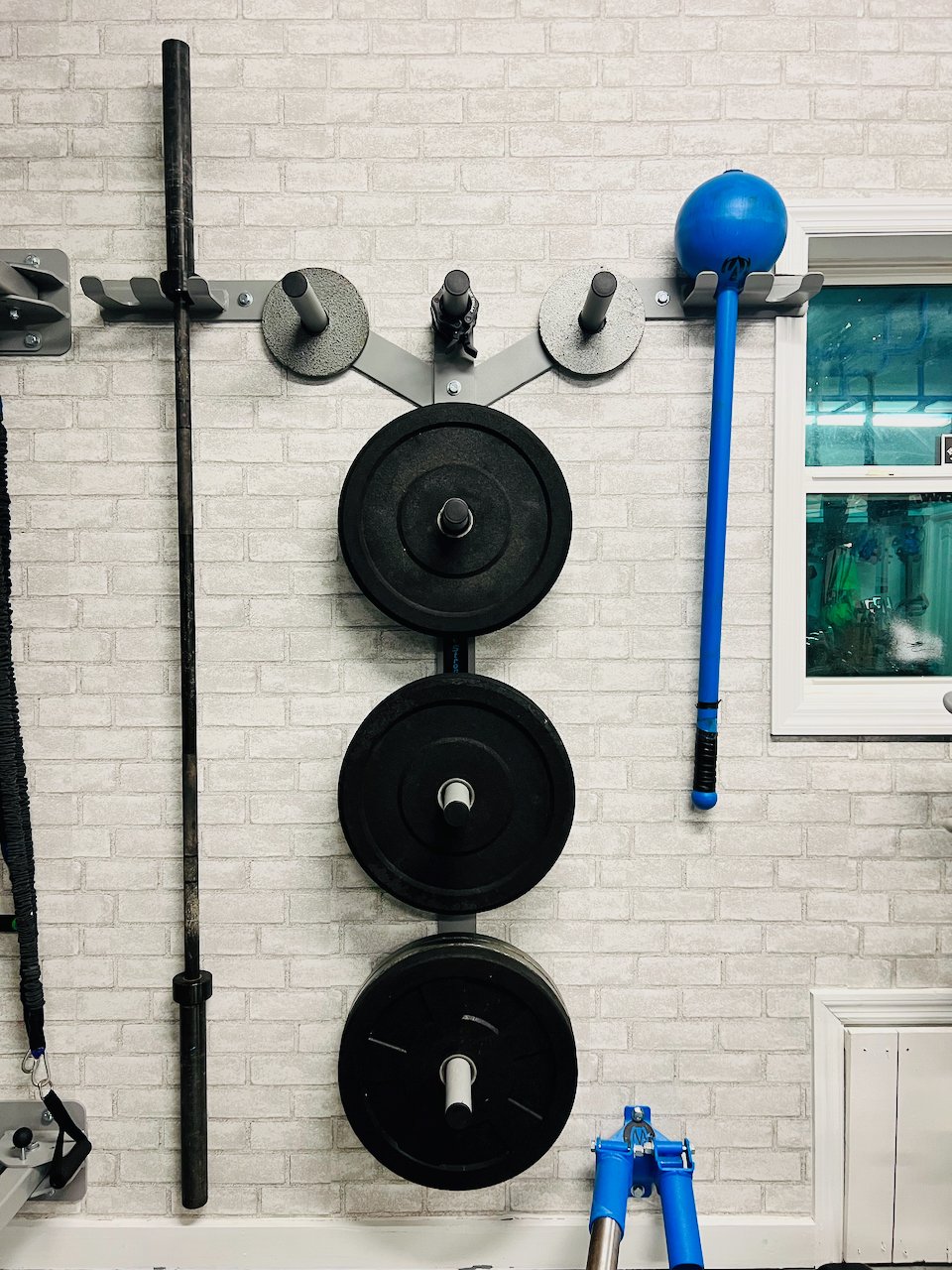 Wall Mounted Weight Tree Weight Plate Rack Storage Wall Mounted