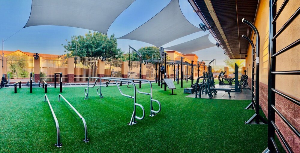 Let our team design the outdoor training area to meet your space