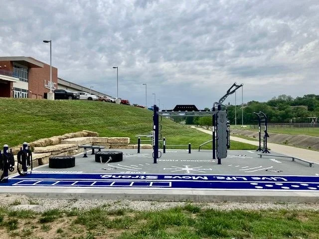 Outdoor fitness site