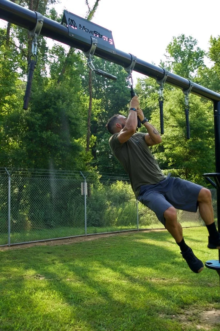 Hanging Dowel Grips MoveStrong