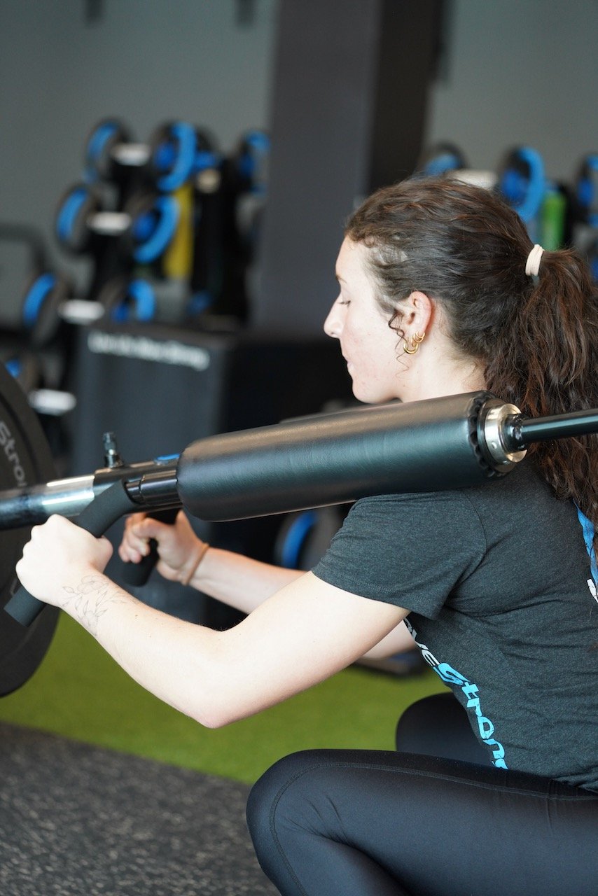 Squat Pad Handle - Squat Close Up