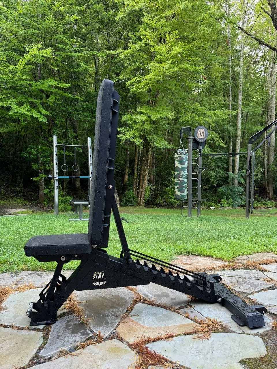 Outdoor Bench Upright