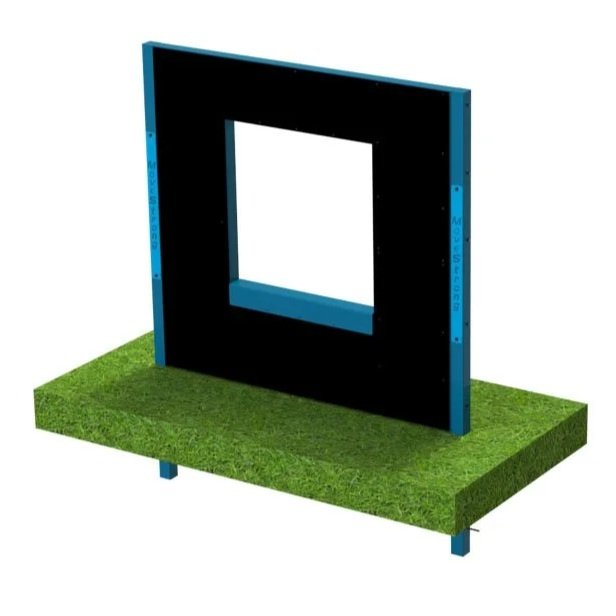 Ground Mount Window Wall Obstacle