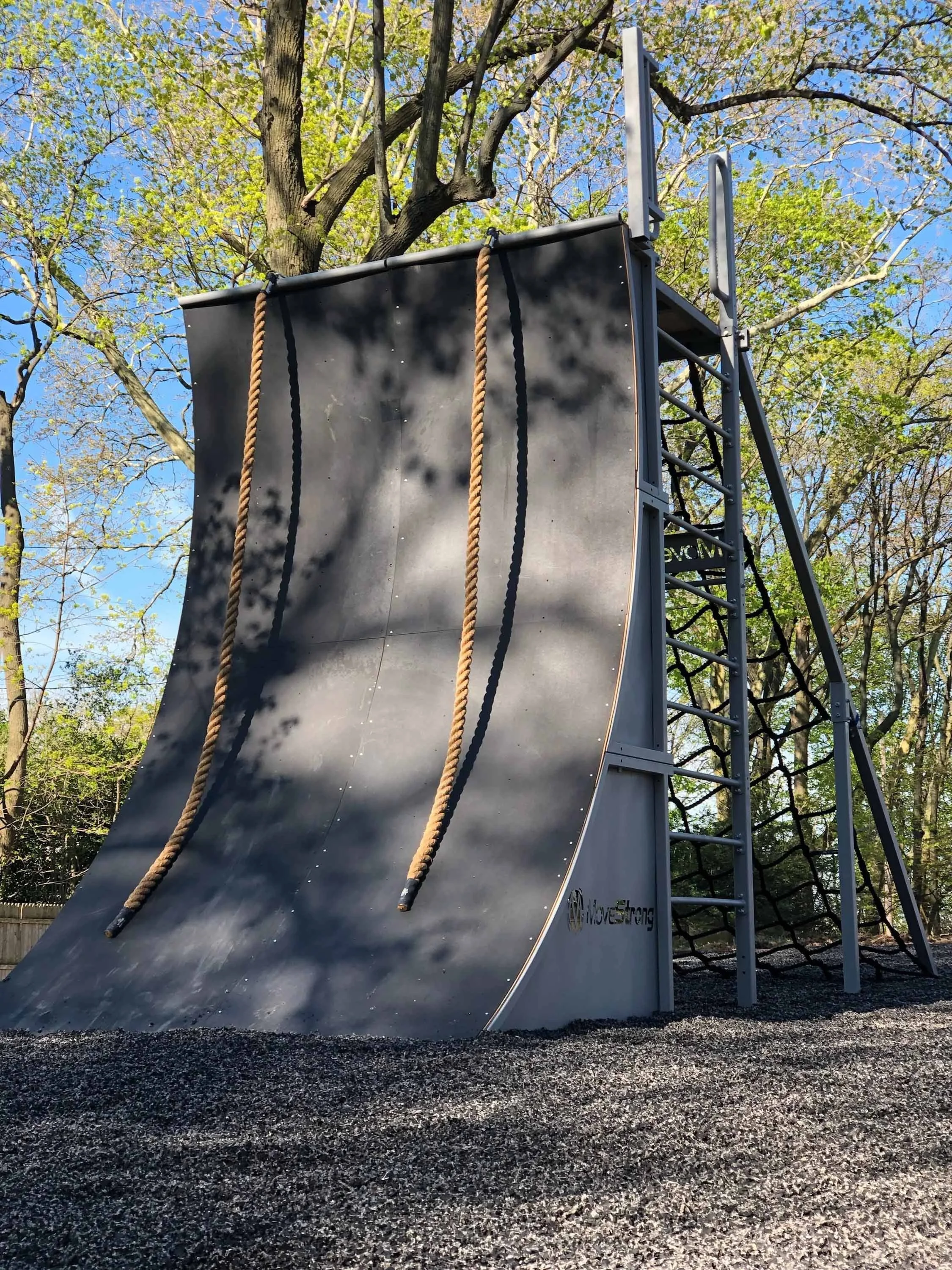 Custom Warped Wall With Cargo Net 