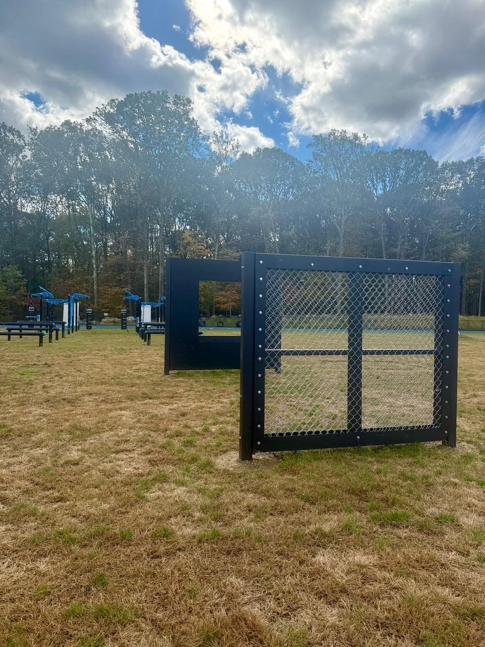 Window Wall &amp; Steel Fence Obstacles