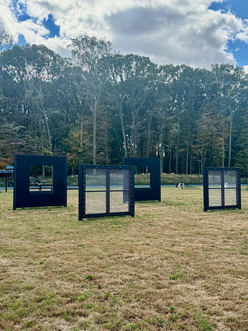 Window Wall &amp; Steel Fence Obstacles