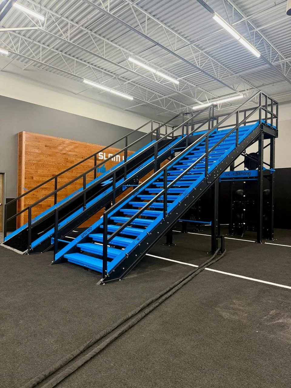 Club4 Fitness Levels Up with the Custom MoveStrong Staircase & Ramp ...