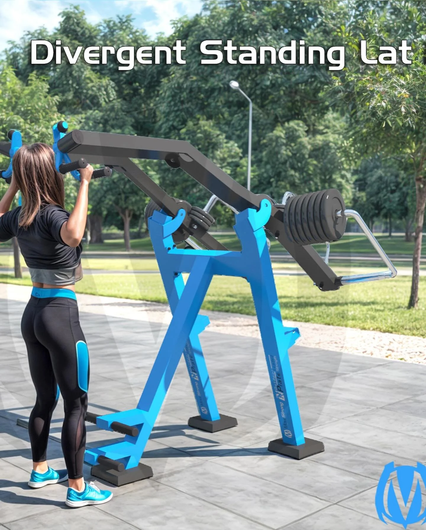 Divergent Standing Lat