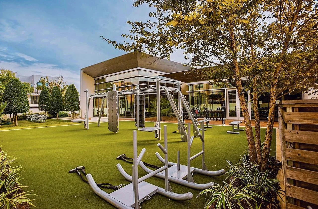 Custom Outdoor Training Site with T-Rex and FitGround