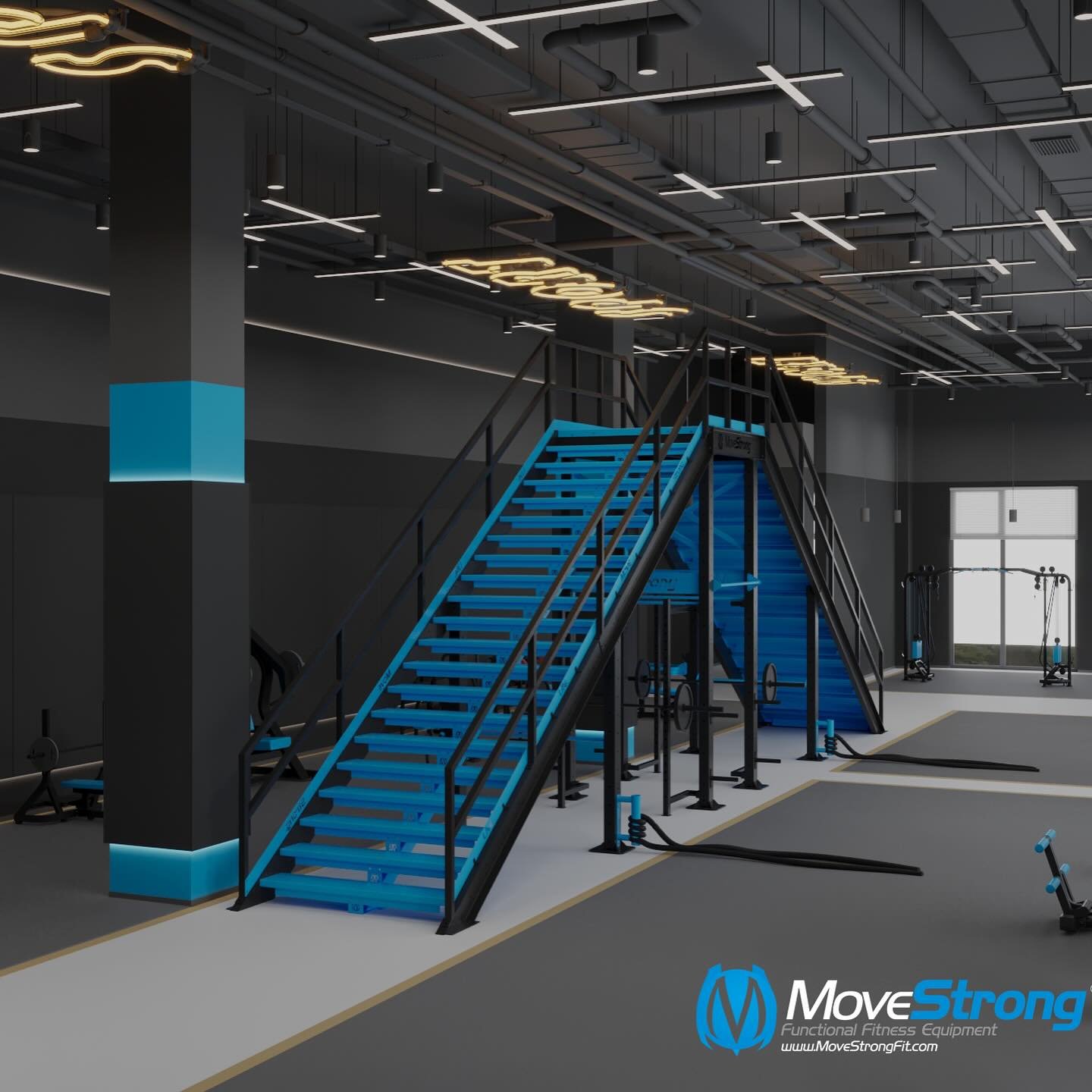 Indoor Staircase &amp; Ramp