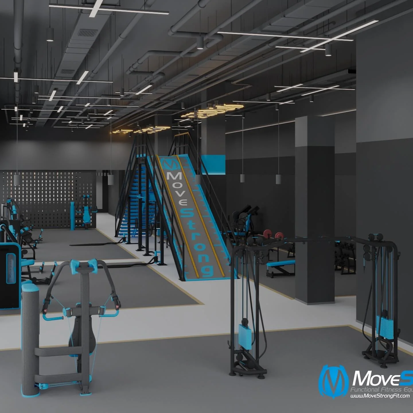 Indoor Staircase &amp; Ramp