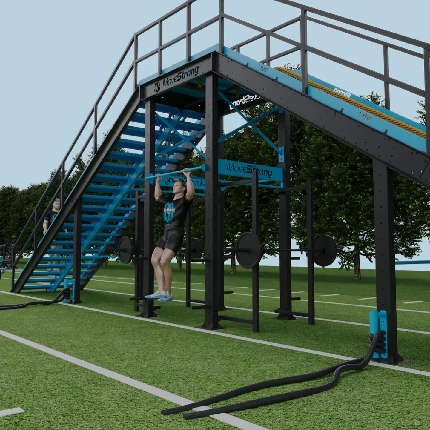 Outdoor Staircase &amp; Ramp