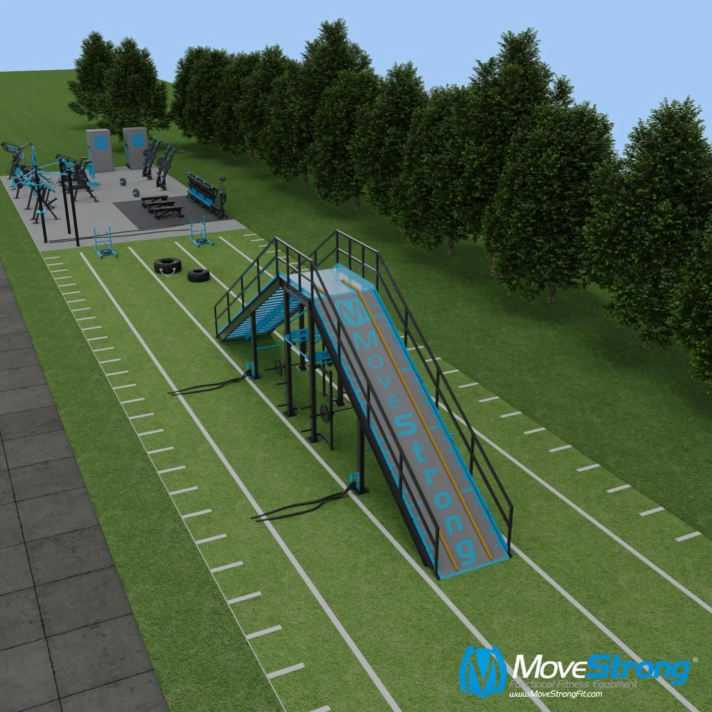 Outdoor Staircase &amp; Ramp