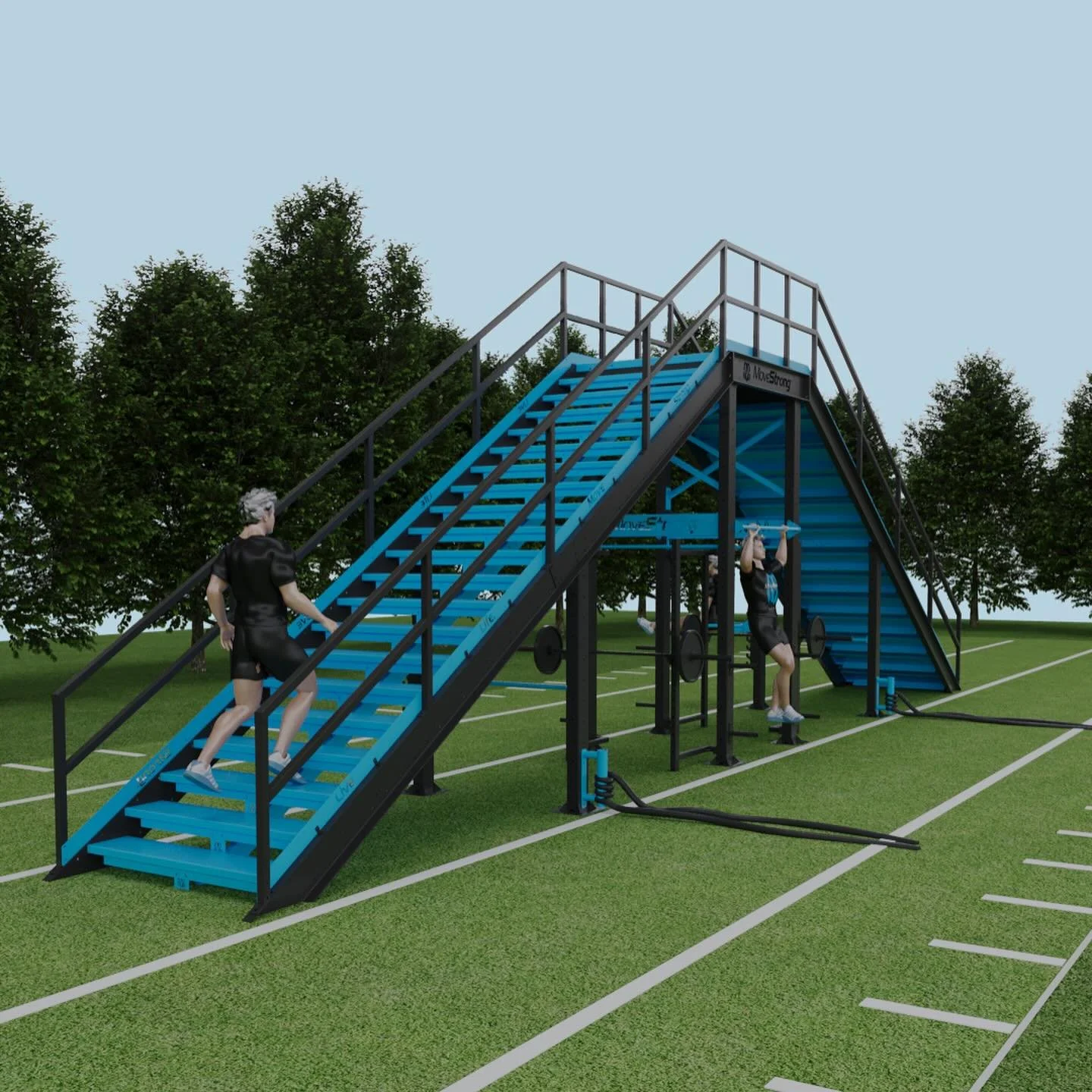 Outdoor Staircase &amp; Ramp