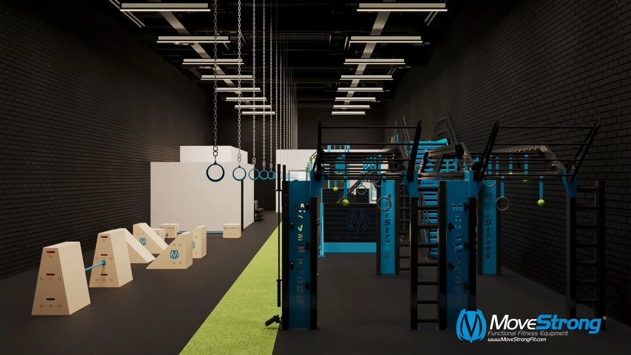 Geo Floor Obstacles youth fitness balance 