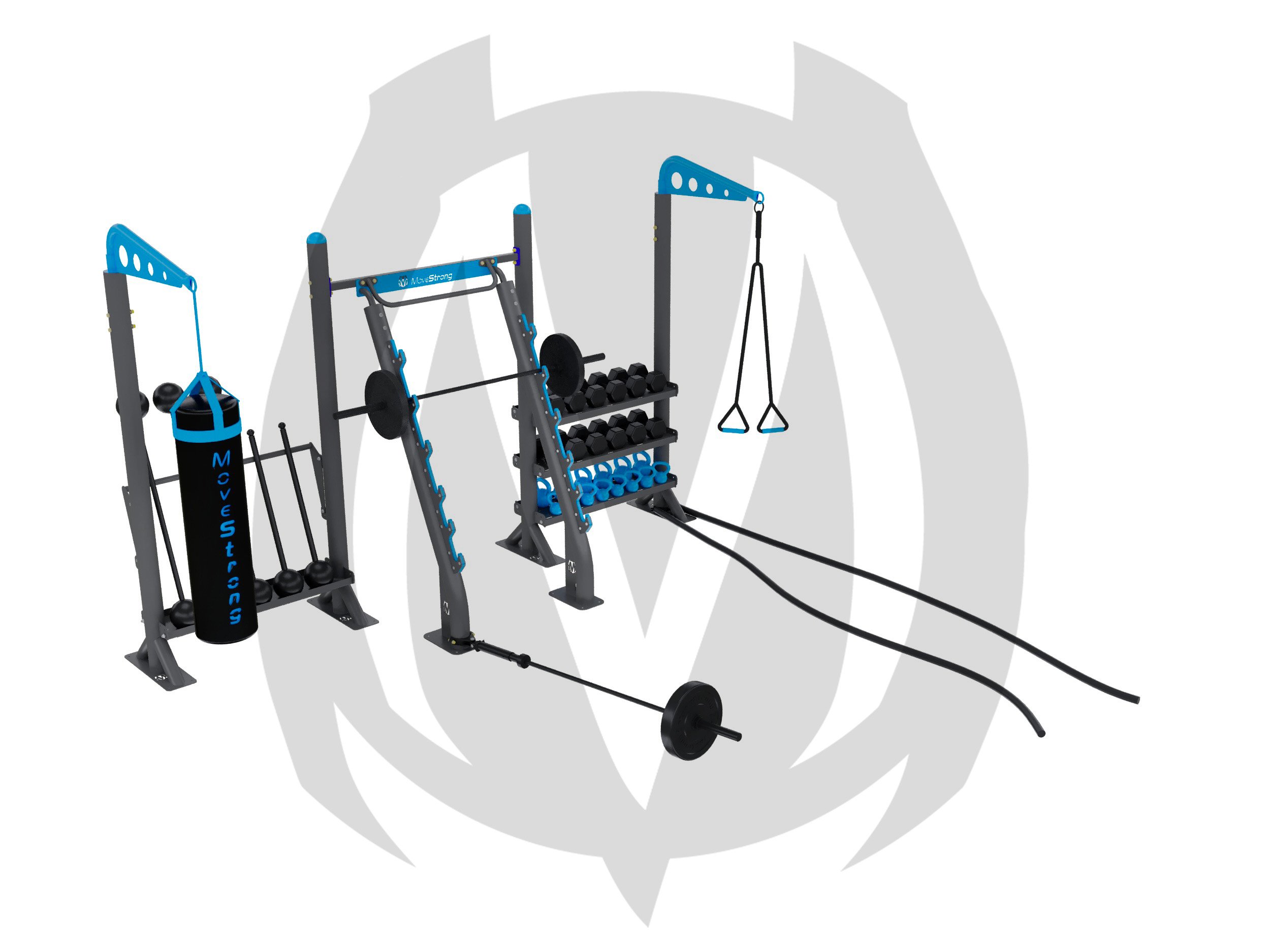 Outdoor In-Line FTS Setup (Left Angle)