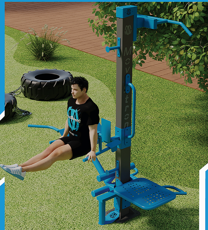 Maximum Training, Minimal Space: MoveStrong Outdoor Pillar Total Strength Station