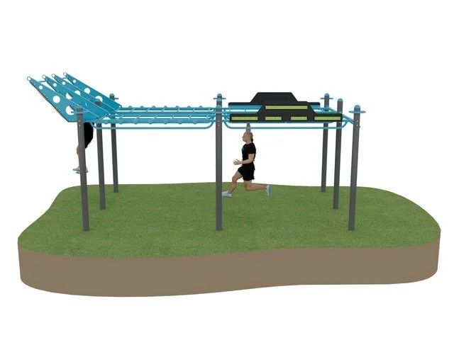 Double the Challenge: MoveStrong’s Obstacle Course Double Bridge T-Rex ...