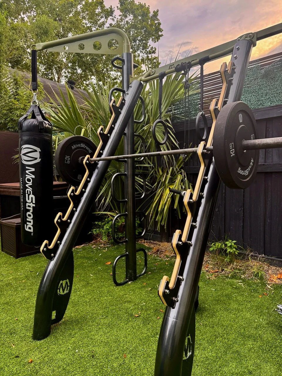 MoveStrong outdoor gym squat rack functional training