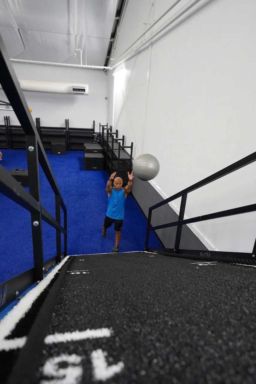 Staircase &amp; Ramp Gym Setup