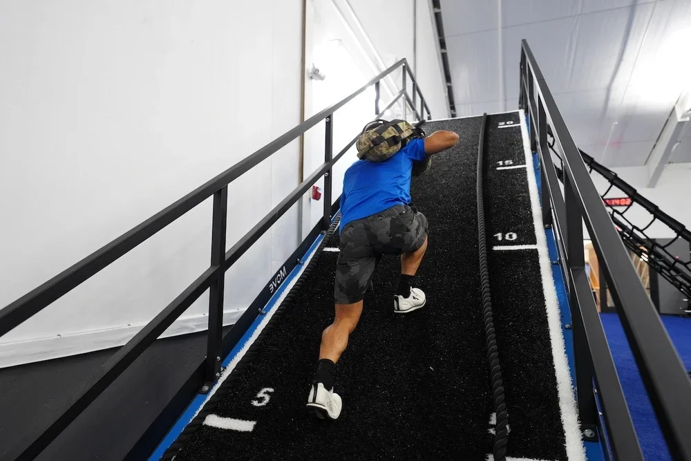 Staircase &amp; Ramp Gym Setup