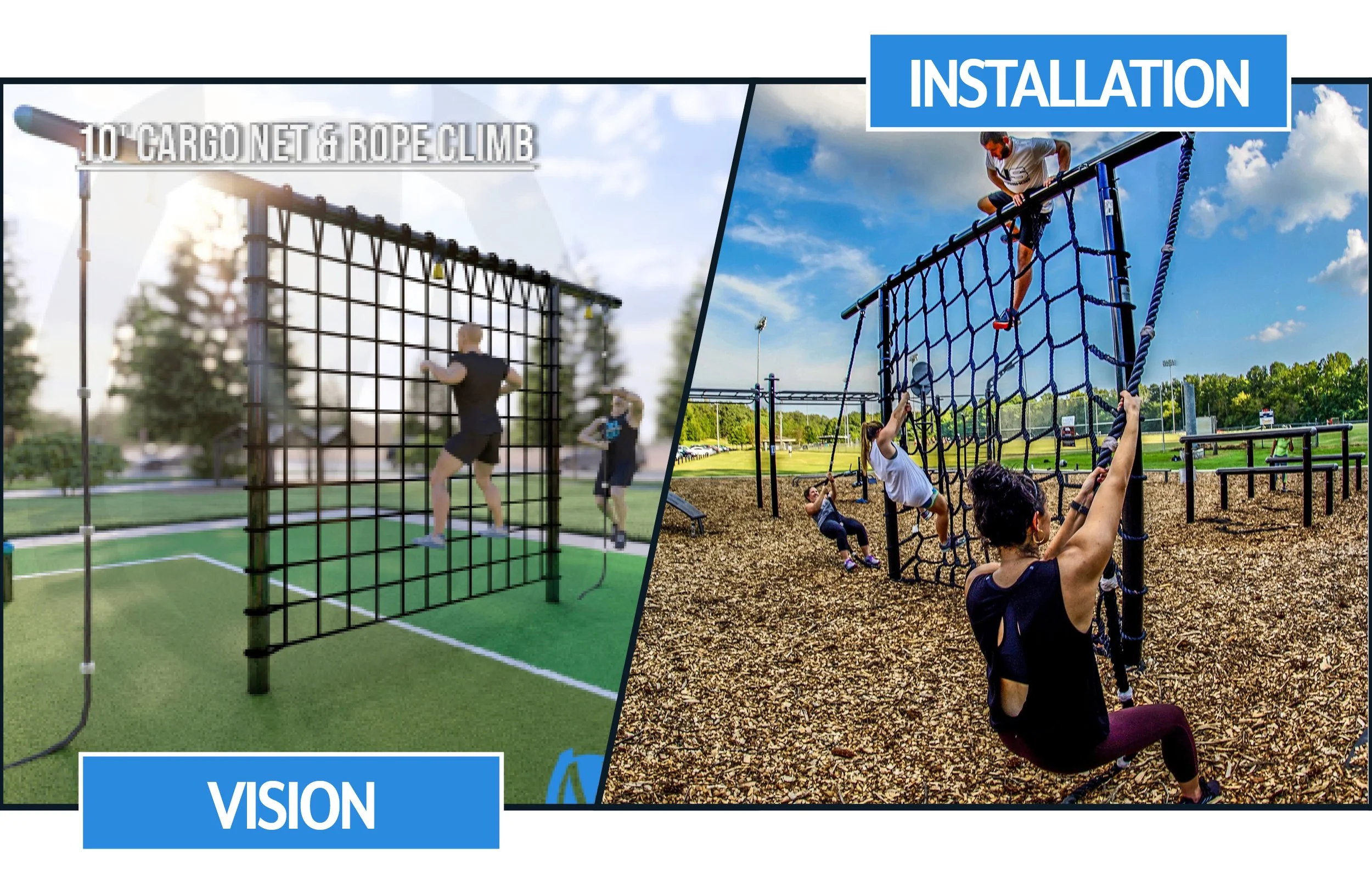 Cargo Net &amp; Rope Climb
