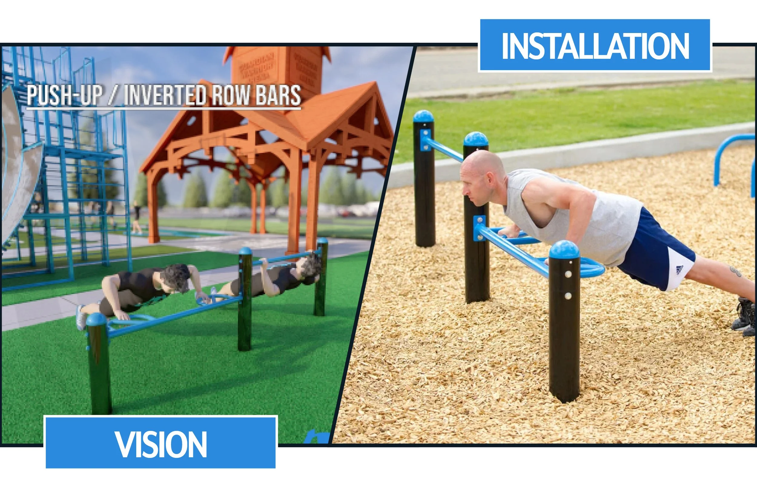 Push Up / Inverted Row Bars