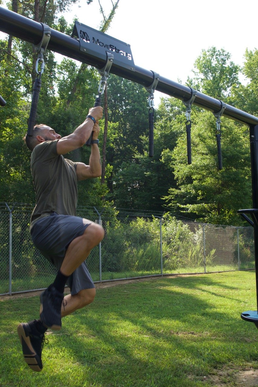 Law Enforcement OC Course - Hanging Dowel Grip
