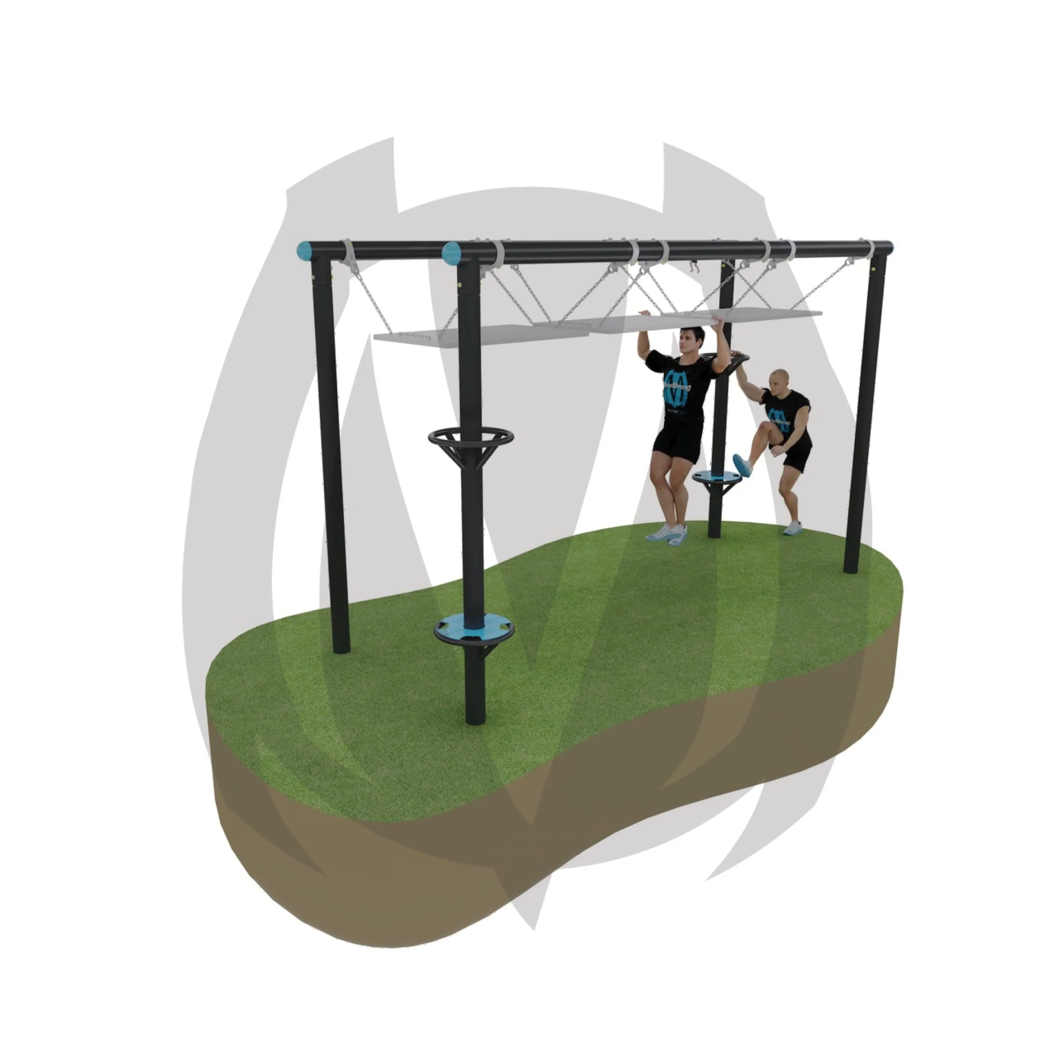 Unstable bridge obstacle