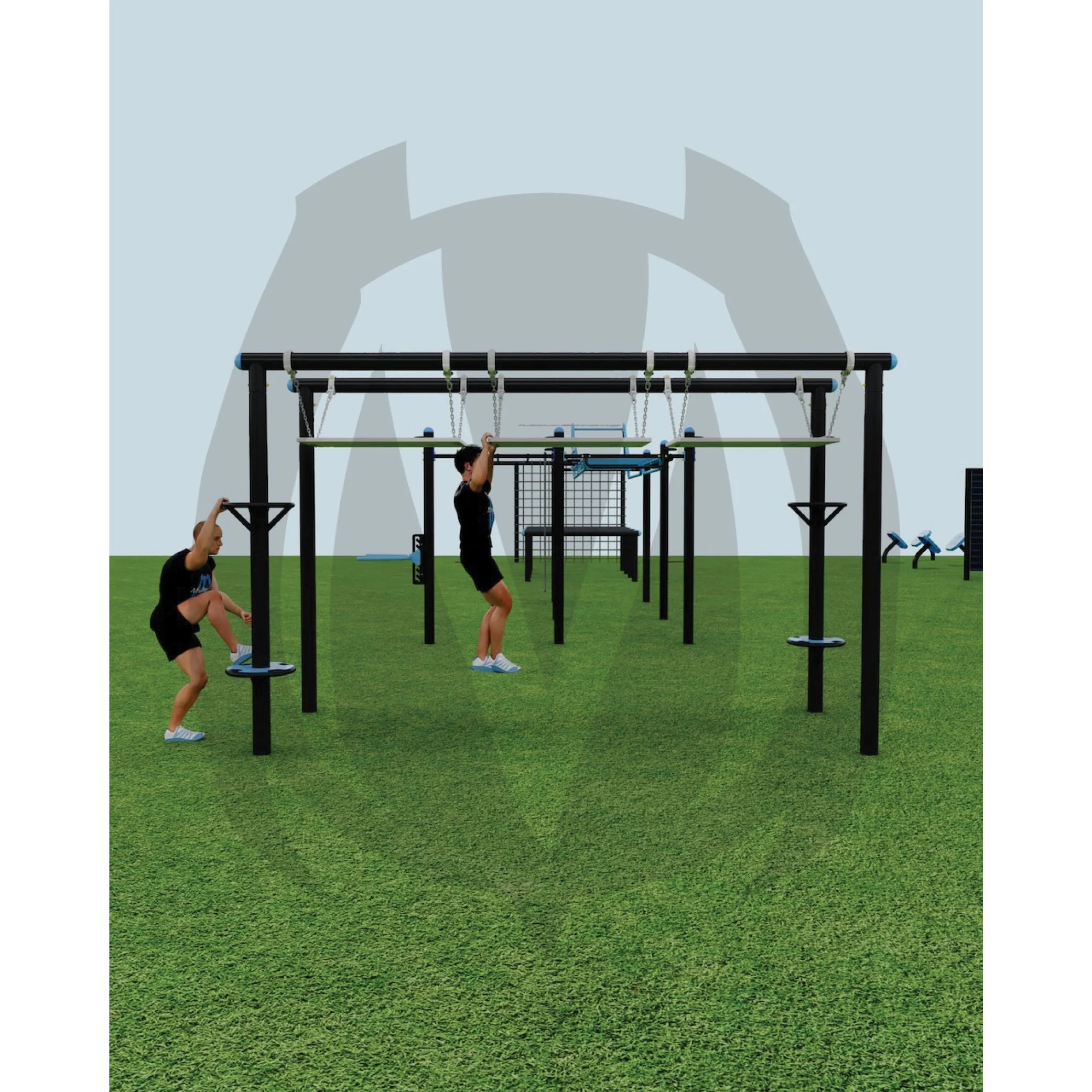 Unstable bridge obstacle