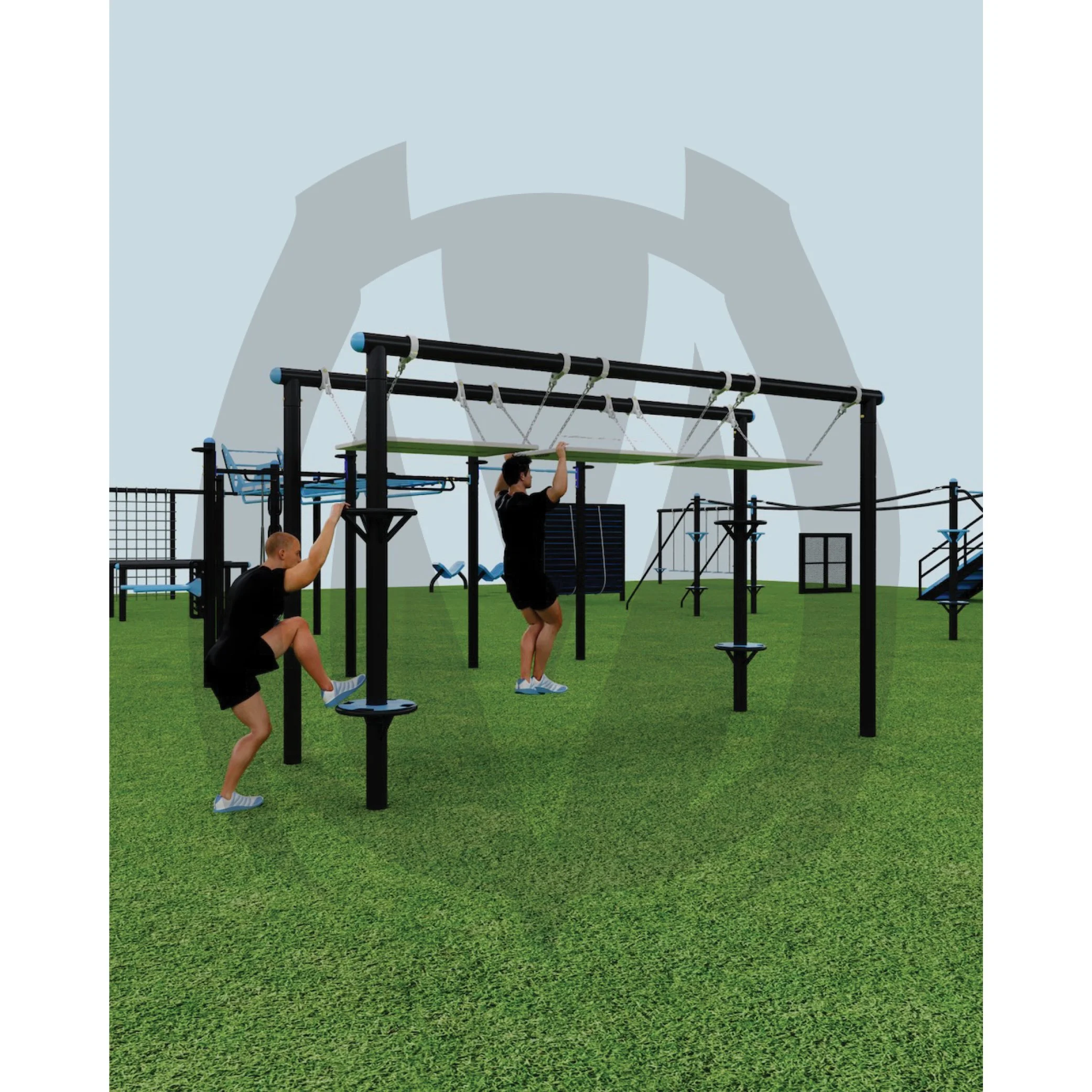 Unstable bridge obstacle