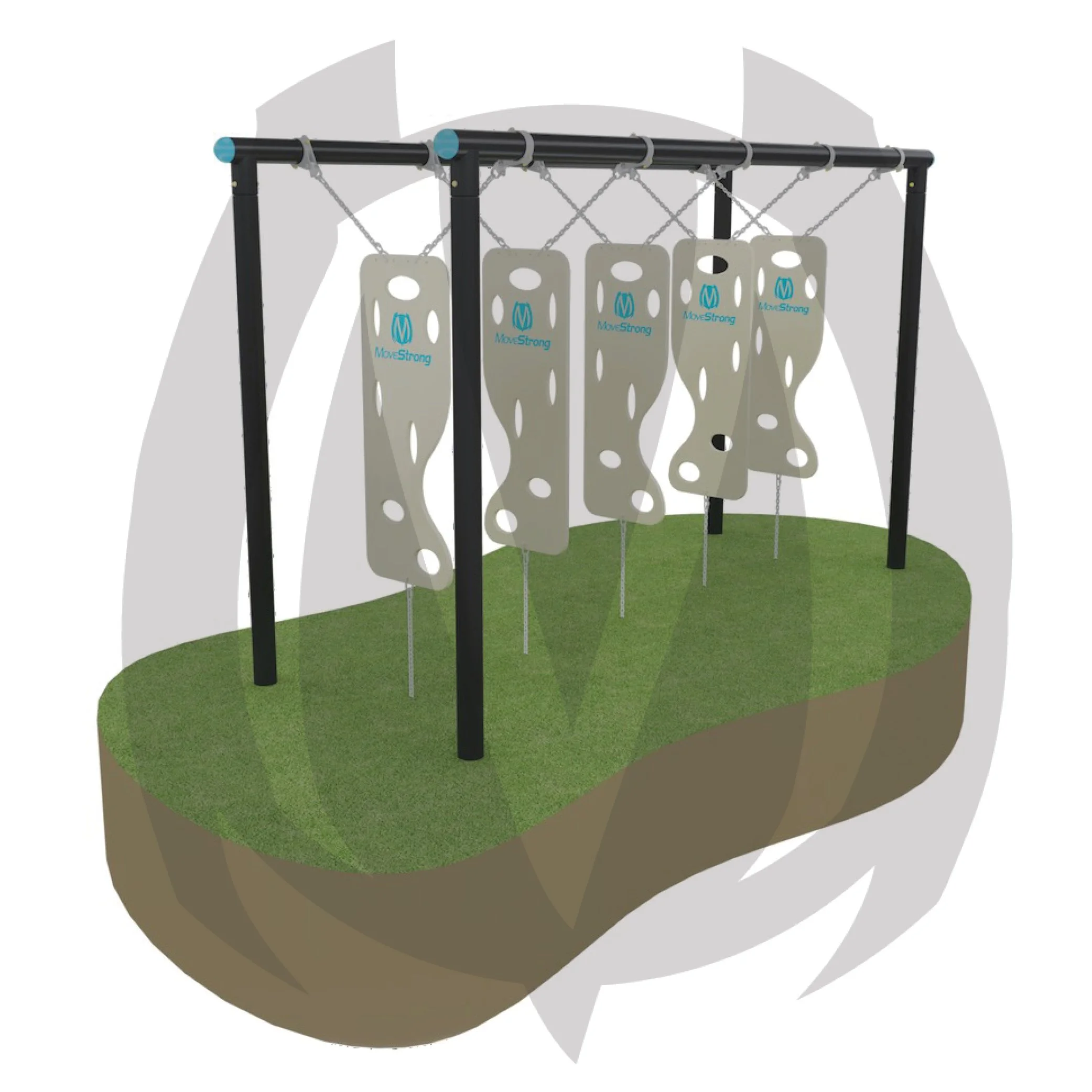 Hanging Panel Traverse Obstacle