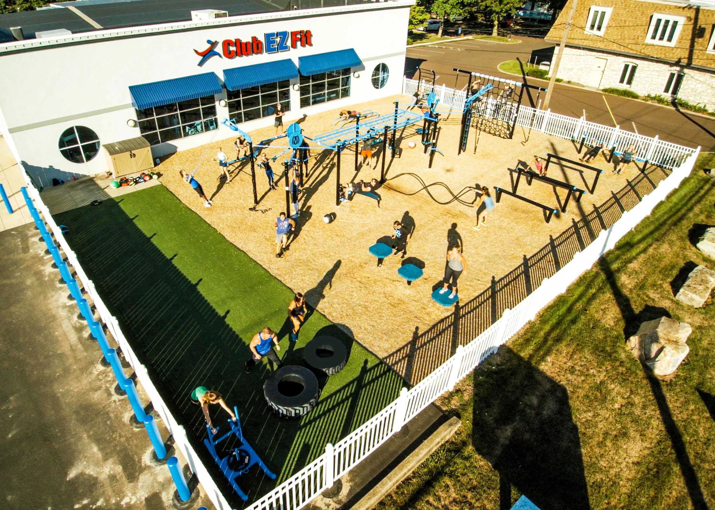 How One Health Club Transformed an Outdoor Play Area into a Thriving Fitness Space