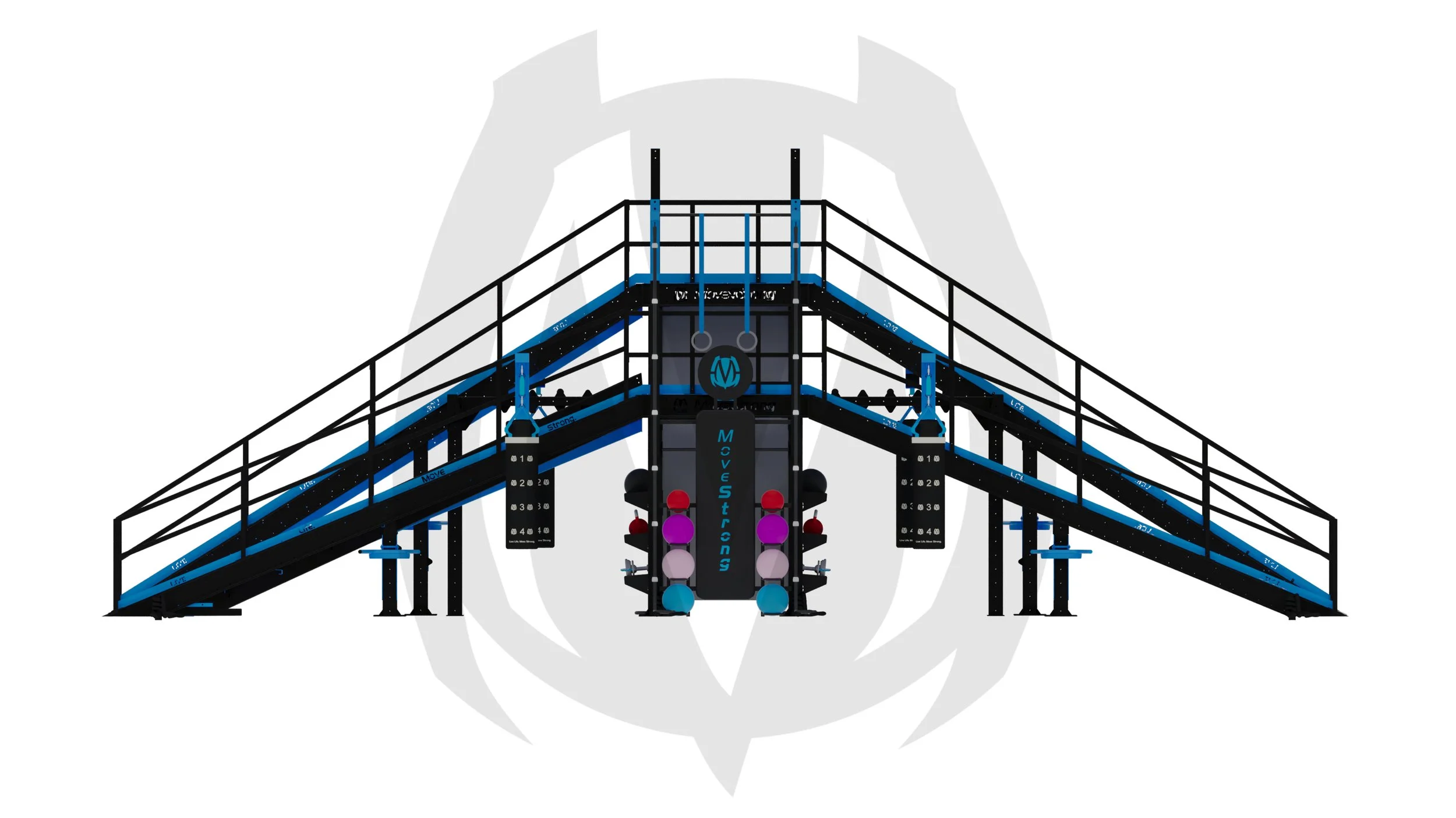 Ascend Training Ground - Dual Staircase Rendering