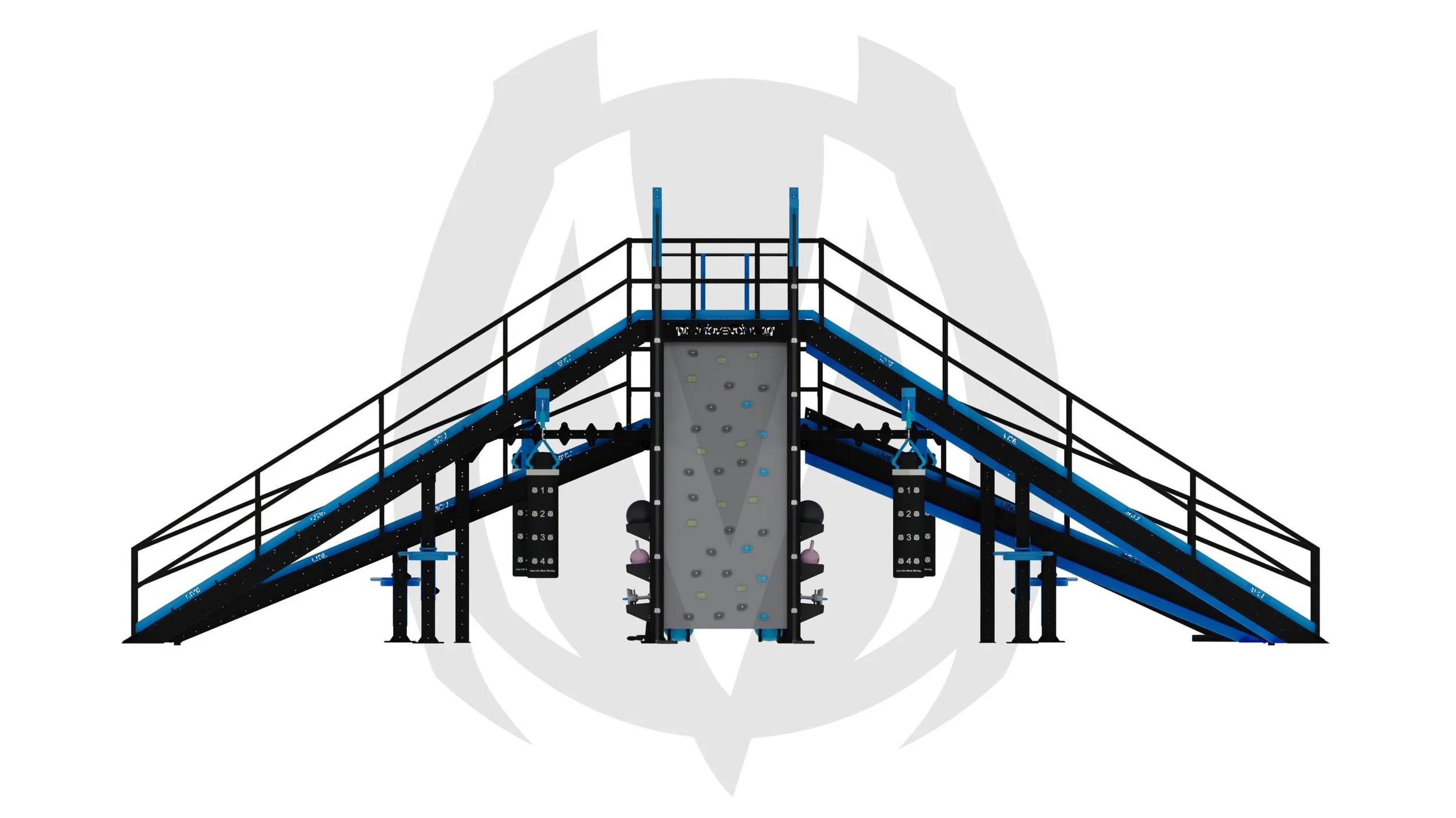 Ascend Training Ground - Dual Staircase Rendering