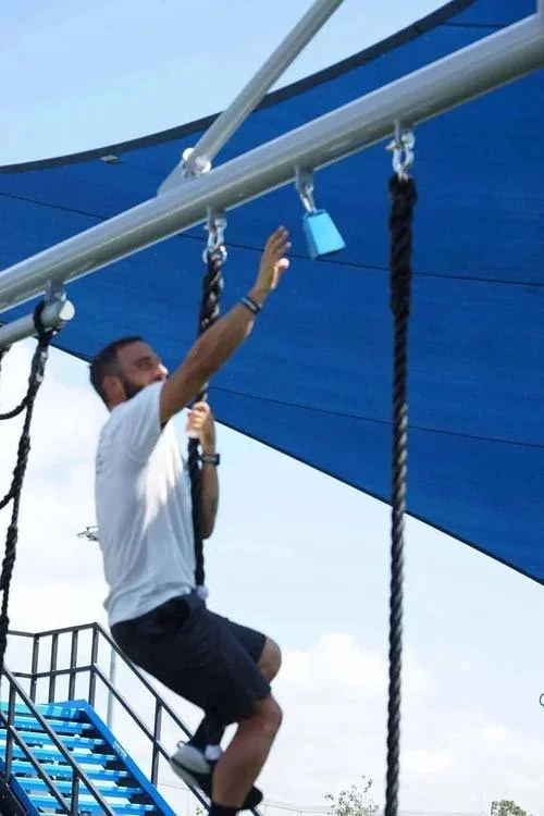 Rope climb bell ring