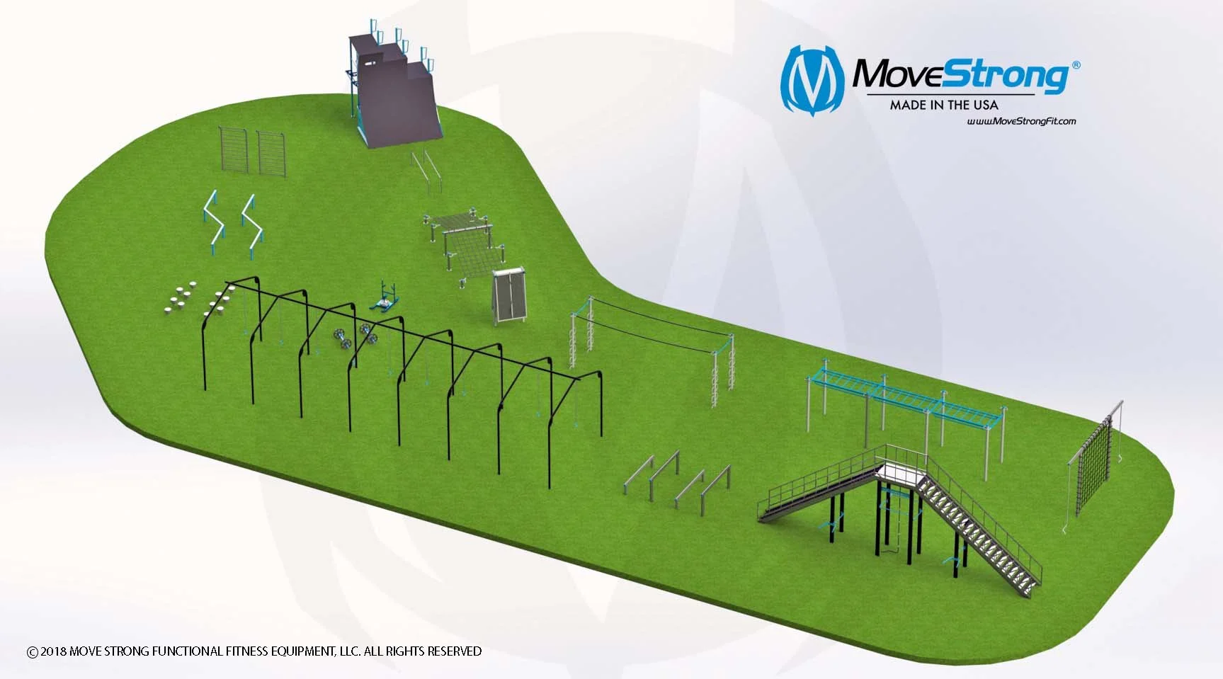 MoveStrong Obstacle Course Fitness Park 
