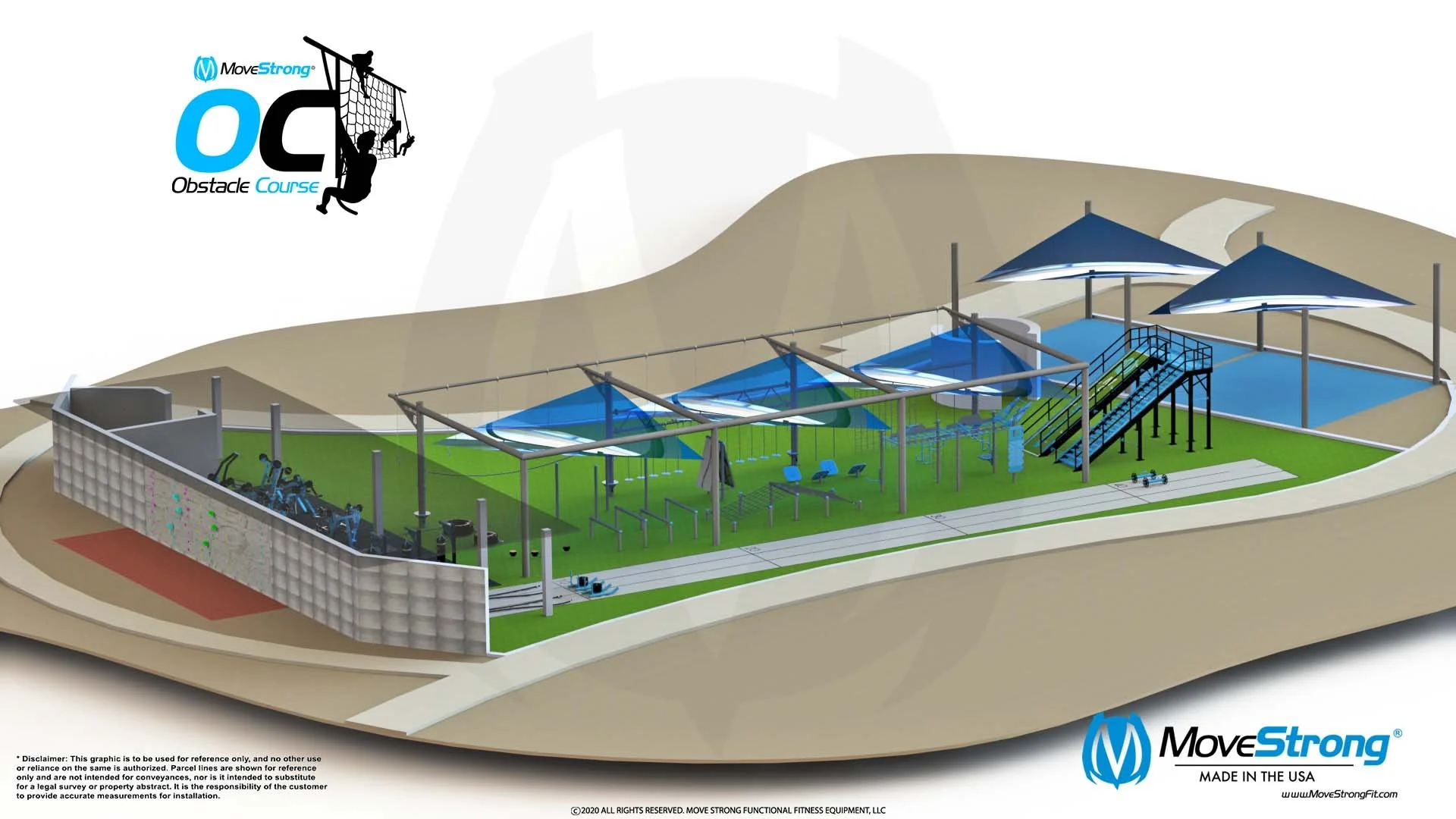 City Park Sports Complex Outdoor Fitness Obstacle Course