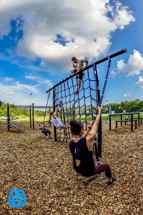 10' Cargo Net &amp; Rope Climb