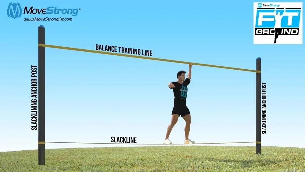Slackline Balance Anchor Post