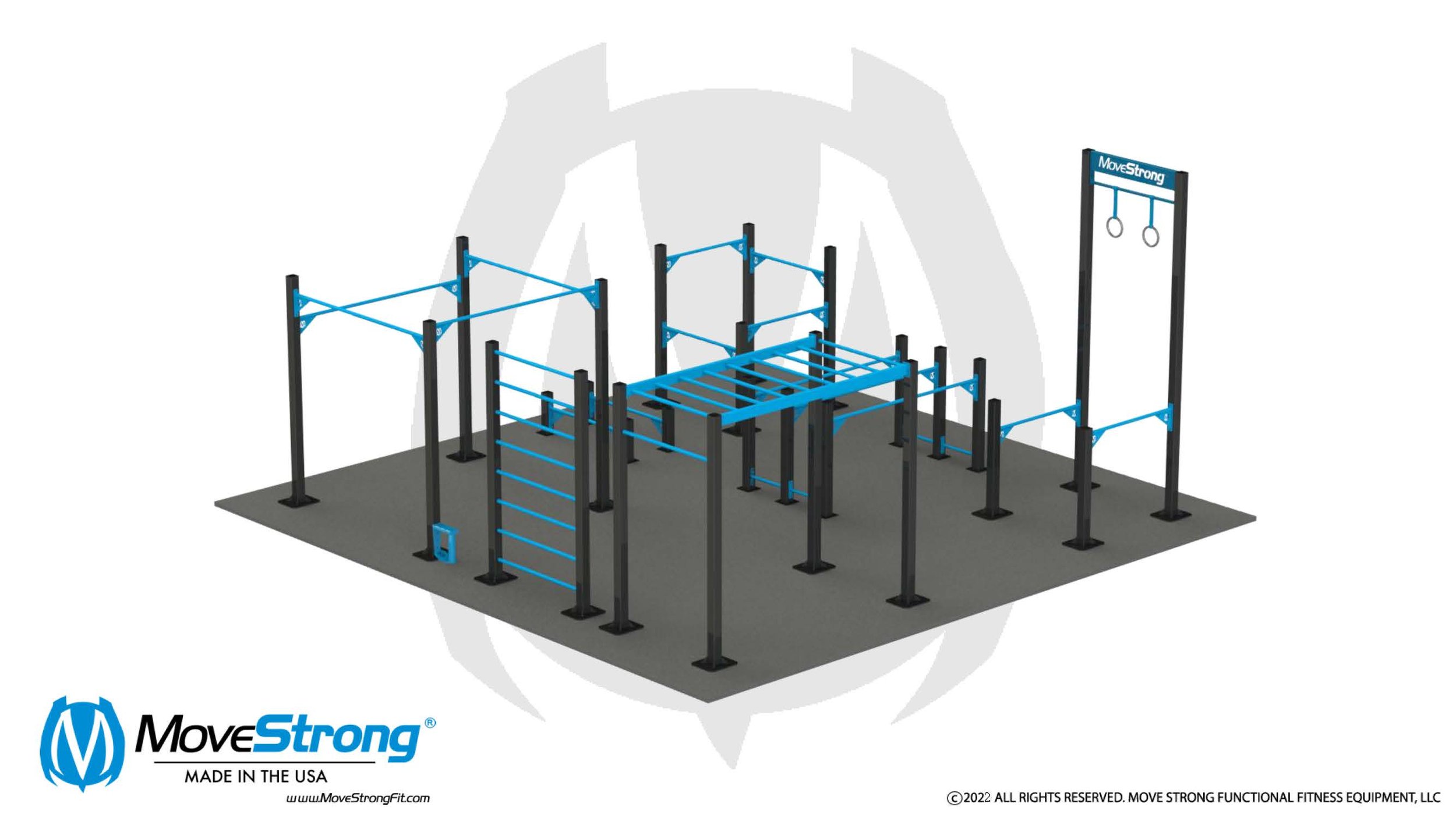Indoor Gravity Calisthenics  25'x25 Layout