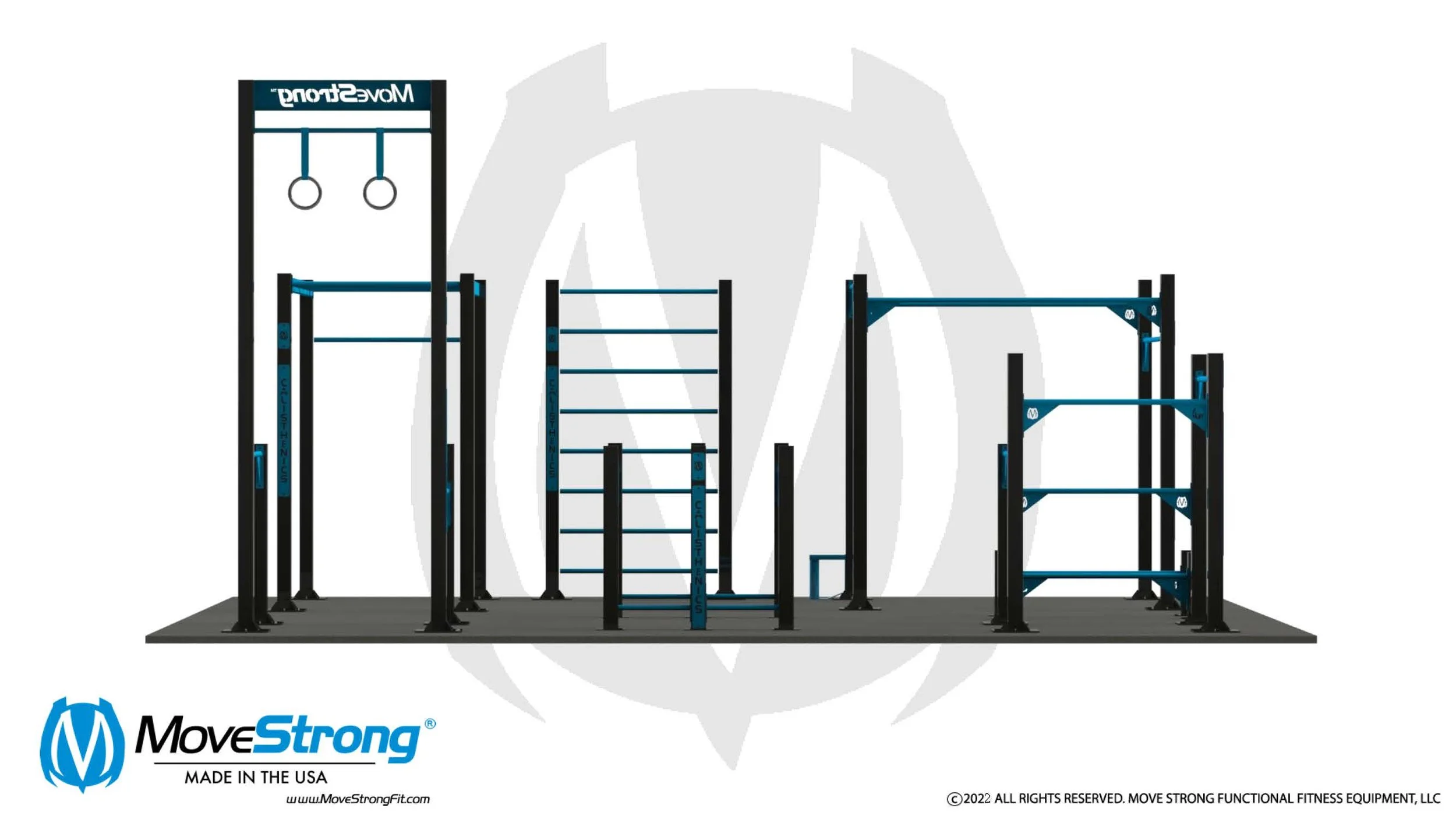Indoor Gravity Calisthenics  25'x25 Layout