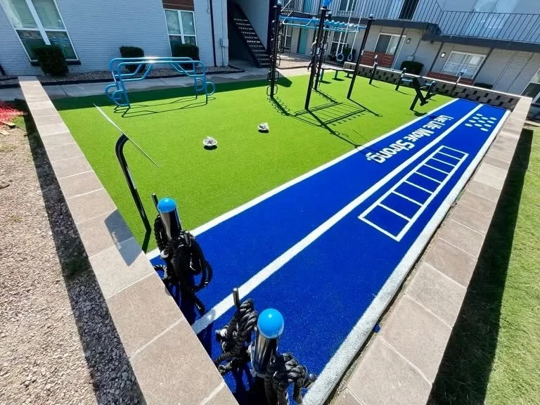 Track with Agility Ladder