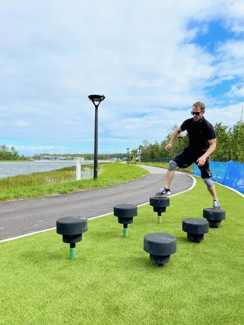 Staggered Balance Steps